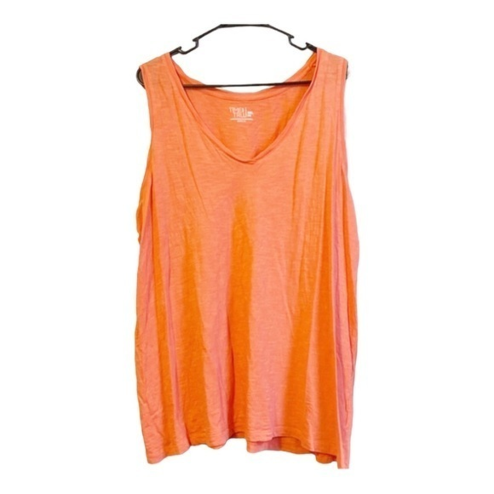 Time and Tru‎ XXL orange V-Neck Tank Top
